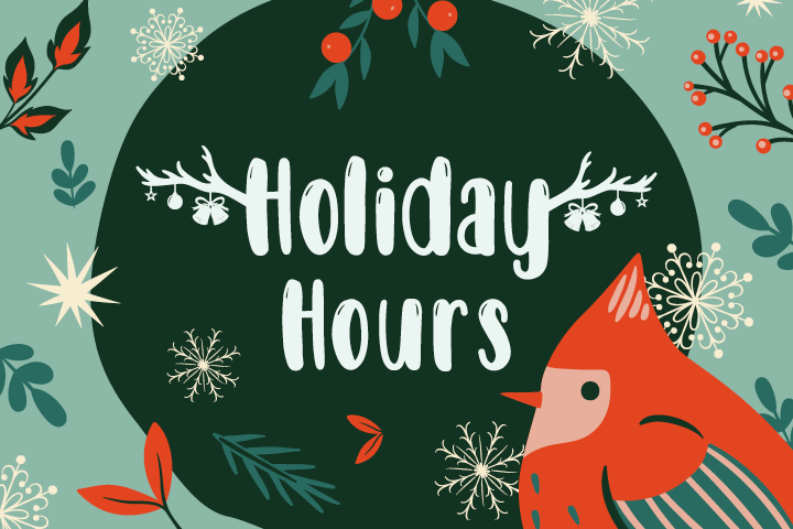 holiday hours
